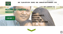 Desktop Screenshot of evangelicalimmigrationtable.com