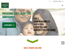 Tablet Screenshot of evangelicalimmigrationtable.com